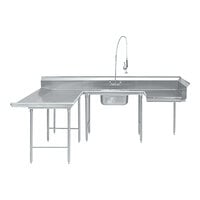 Advance Tabco Customizable Stainless Steel Dishtable