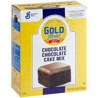 Gold Medal Chocolate Chocolate Cake Mix 5 lb. - 6/Case