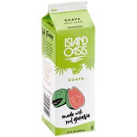 Island Oasis Guava Frozen Beverage Mix 32 fl. oz. - 12/Case
