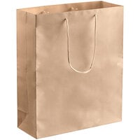 16" x 6" x 19" Customizable Brown Paper Bag with Rope Handles - 100/Case