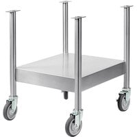 AccuTemp AT2A-3031-1 Stainless Steel Single Shelf Stand for AccuSteam 24" Wide Griddles