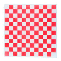 Choice 15" x 15" Red Check Deli Sandwich Wrap Paper - 1000/Pack