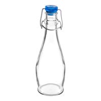 Libbey 13151017 12.5 oz. Oil / Vinegar Cruet / Water Bottle with Wire Bail Lid - 12/Case