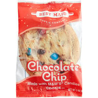 Best Maid Individually Wrapped Chocolate Chip Cookie with M&M's® 3 oz. - 144/Case