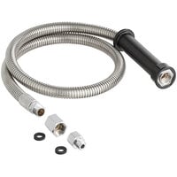 Chicago Faucets 83-44ABNF 44" Stainless Steel Hose Assembly with Handle