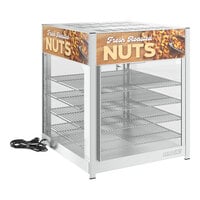 ServIt 18" Roasted Nuts Self-Service Countertop Display Warmer with 4 Shelves