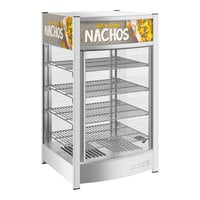 ServIt 12" Nacho Self-Service Countertop Display Warmer with 4 Shelves