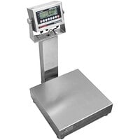 Optima Weighing Systems OP-915SS-10-10-60 60 lb. Stainless Steel Washdown Bench Scale with 10" x 10" Platform, Legal for Trade