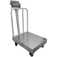 Optima Weighing Systems OP-915BW-18-24-500 500 lb. Portable Bench Scale with 18" x 24" Stainless Steel Platform, Legal for Trade