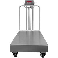 Optima Weighing Systems OP-915BWSS-24-24-1000 1,000 lb. Portable Washdown Bench Scale with 24" x 24" Stainless Steel Platform, Legal for Trade