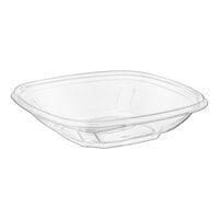 Visions 8 oz. Clear PET Plastic Square Catering / Serving Bowl - 125/Pack