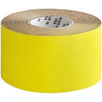 Wooster Flex-Tred 4" x 60' Anti-Slip Tape Roll with Safety Yellow 46 Grit Surface SAF.0460R
