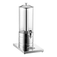 Acopa 1.8 Gallon Stainless Steel and Polycarbonate Single Beverage Dispenser