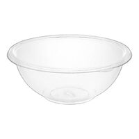 Visions 160 oz. Clear PET Plastic Round Catering / Serving Bowl - 5/Pack