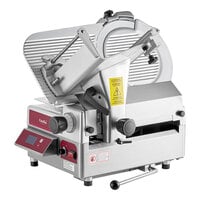 Estella SLAS13 13 inch Heavy-Duty Automatic Meat Slicer with Manual Use Option and Scale - 3/4 hp