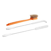 Fryclone 3-Piece Commercial Deep Fryer Cleaning Brush Kit