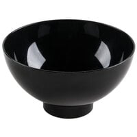 Fineline 6208-BK Tiny Temptations 2 oz. Black Plastic Tiny Bowl - 200/Case