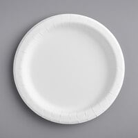 Choice 8 1/2 inch Heavy-Duty Smooth Wall Coated Paper Plate - 500/Case
