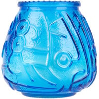 Sterno 40186 4 1/8" Blue Venetian Candle - 12/Pack