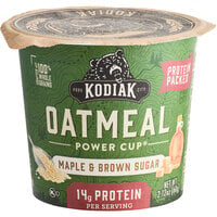 Kodiak Cakes Maple and Brown Sugar Oatmeal Cup 2.12 oz. - 12/Case