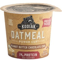 Kodiak Cakes Peanut Butter Chocolate Chip Oatmeal Cup 2.12 oz. - 12/Case