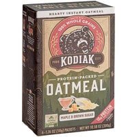 Kodiak Cakes Maple and Brown Sugar Oatmeal Packet 1.76 oz. - 36/Case