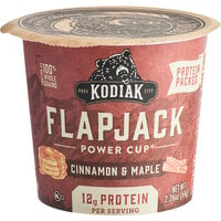 Kodiak Cakes Cinnamon and Maple Flapjack Cup 2.26 oz. - 12/Case