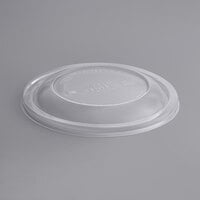 World Centric Clear Compostable PLA Lid for 16-32 oz. Fiber Bowl and 42 oz. NoTree Wide Paper Bowl - 300/Case
