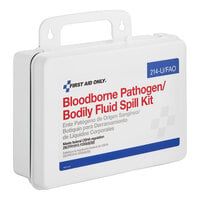 First Aid Only 214-U/FAO 23-Piece Bloodborne Pathogen (BBP) and Bodily Fluid Spill Clean-Up Kit with Plastic Case