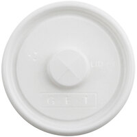 GET Disposable White Plastic Lid for BB-07-CL - 1000/Case