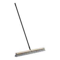 Lavex 36" Push Broom with 60" Metal Handle