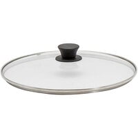 EcoBurner Small Round Glass Lid with Attached Handle for EcoServe Round by Eastern Tabletop