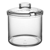 Choice 7 oz. Plastic Condiment Jar with Lid