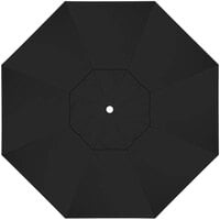 California Umbrella 9' Black Sunbrella 1A Replacement Canopy