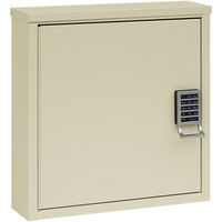 Omnimed 16" x 4" x 16 3/4" Beige Patient Security Cabinet with E-Lock 291600-BG