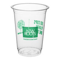New Roots 16 oz. PLA Compostable Plastic Cold Cup - 40/Pack