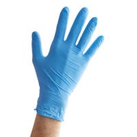 Showa Blue Biodegradable Nitrile 4 Mil Powder-Free Gloves - 1000/Case