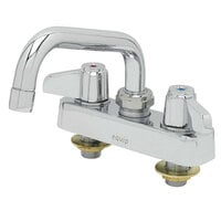 Equip by T&S 5F-4CLX06 Deck Mounted Workboard Faucet with 6 1/8" Swing Nozzle and 4" Centers - ADA Compliant