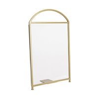 Cal-Mil Heritage 8 1/2" x 1" x 14" Gold Arched Frame Displayette