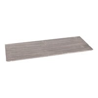 Cal-Mil Aspen 12" x 32" x 1/2" Gray Pine Riser Shelf