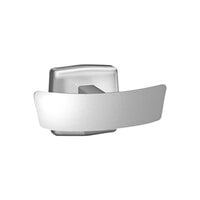 American Specialties, Inc. 10-7345-S-PK Satin Stainless Steel Surface-Mounted Double Robe Hook - 4/Pack