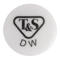 T&S 209L-DW-NS White Press-In Index - Distilled Water