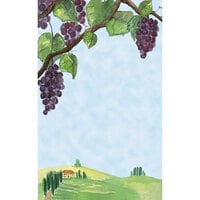 Choice 8 1/2" x 11" Menu Paper - Wine Country Themed Grapevine Design Cover - 100/Pack