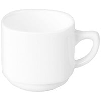 RAK Porcelain Ska 3.05 oz. Ivory Porcelain Espresso Cup - 12/Case