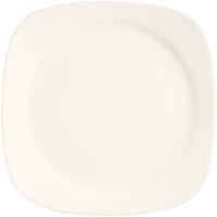 RAK Porcelain Ska 6 3/4" Ivory Square Porcelain Flat Plate - 24/Case