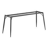 Lancaster Table & Seating Mid-Century 30" x 72" Black Standard Height Table Base