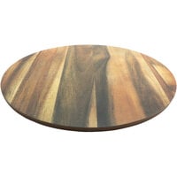 GET 18" Round Faux Wood Melamine Board