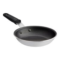 Vollrath Wear-Ever 7" Aluminum Non-Stick Fry Pan with SteelCoat x3 Coating and Black Silicone Handle 672307