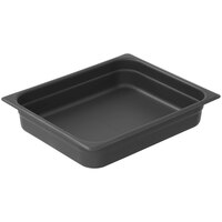 LloydPans 1/2 Size 2 1/2" Deep Aluminum Steam Table / Hotel Pan with Dura-Kote Finish