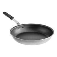 Vollrath Wear-Ever 14" Aluminum Non-Stick Fry Pan with CeramiGuard II Coating and Black Silicone Handle 672414